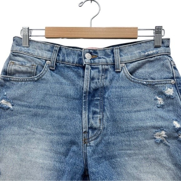 Revice 90s Cutoff Women's Shorts Size 29 Monica Wash Distressed Denim Button Fly - Picture 4 of 10
